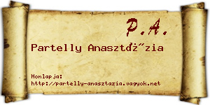 Partelly Anasztázia névjegykártya